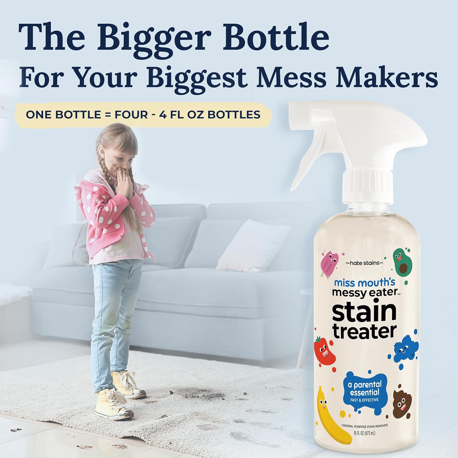 Miss Mouth's Messy Eater Stain Treater Spray - 16oz Stain Remover