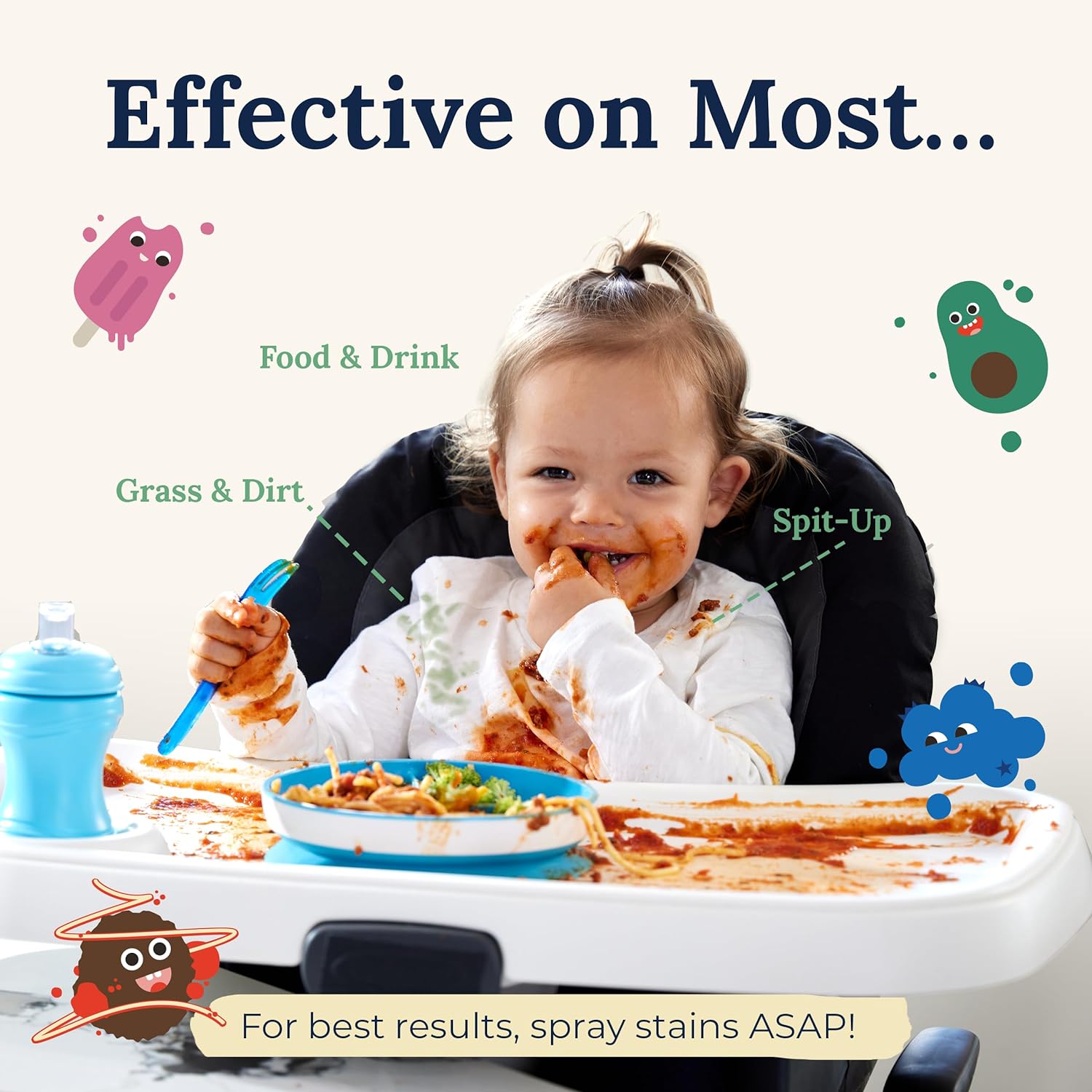 Miss Mouth's Messy Eater Stain Treater Spray - 16oz Stain Remover
