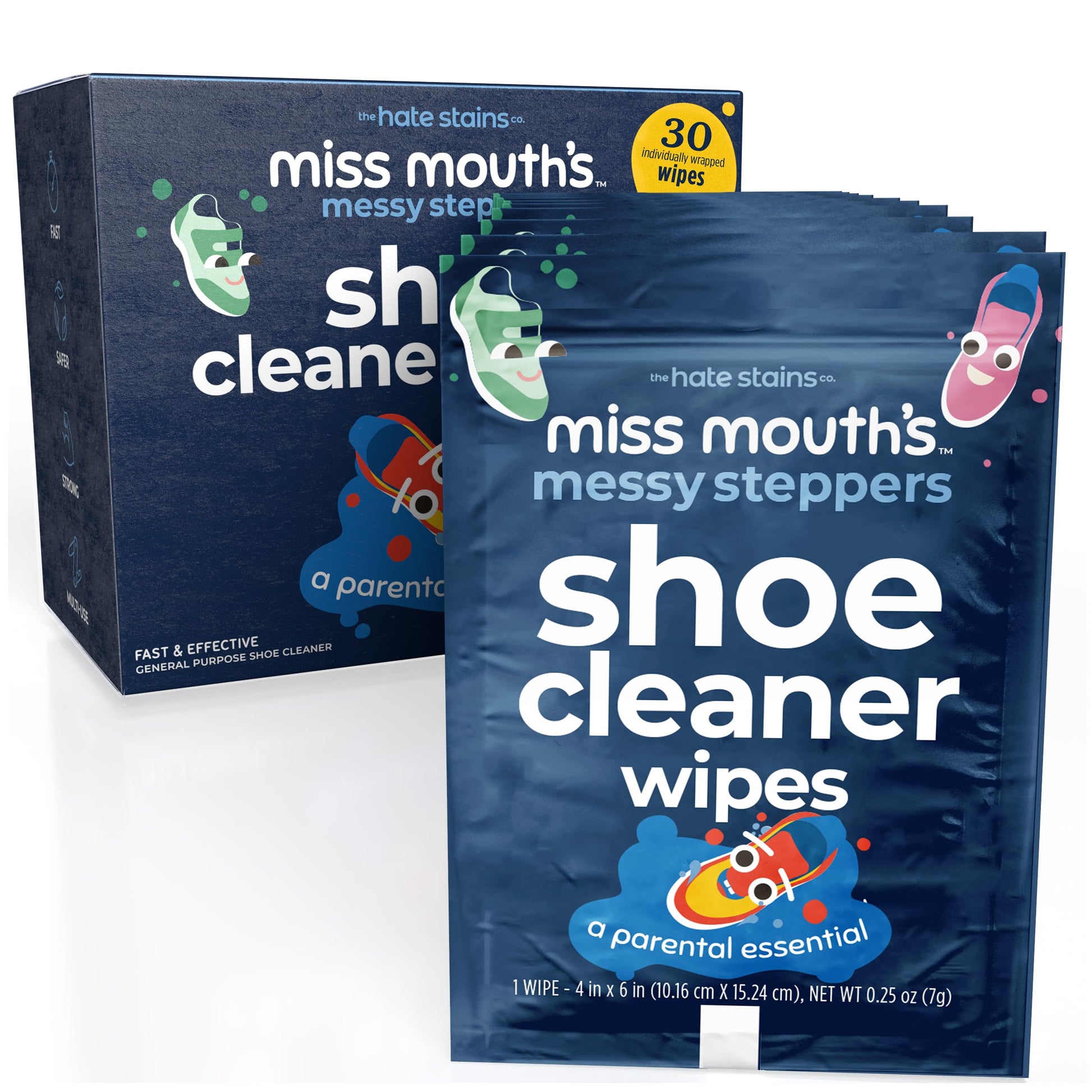 Miss Mouth's Messy Steppers Shoe Cleaner Wipes