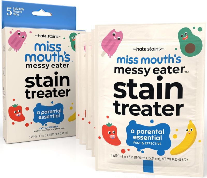 Miss Mouth's Messy Eater Stain Treater (5 PACK OF WIPES)